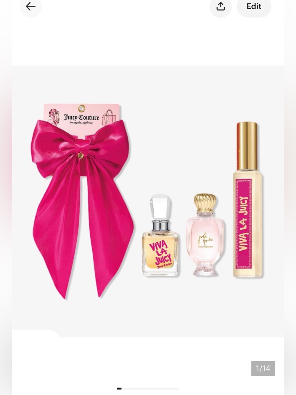 New 5 piece Juicy Couture Beauty Set